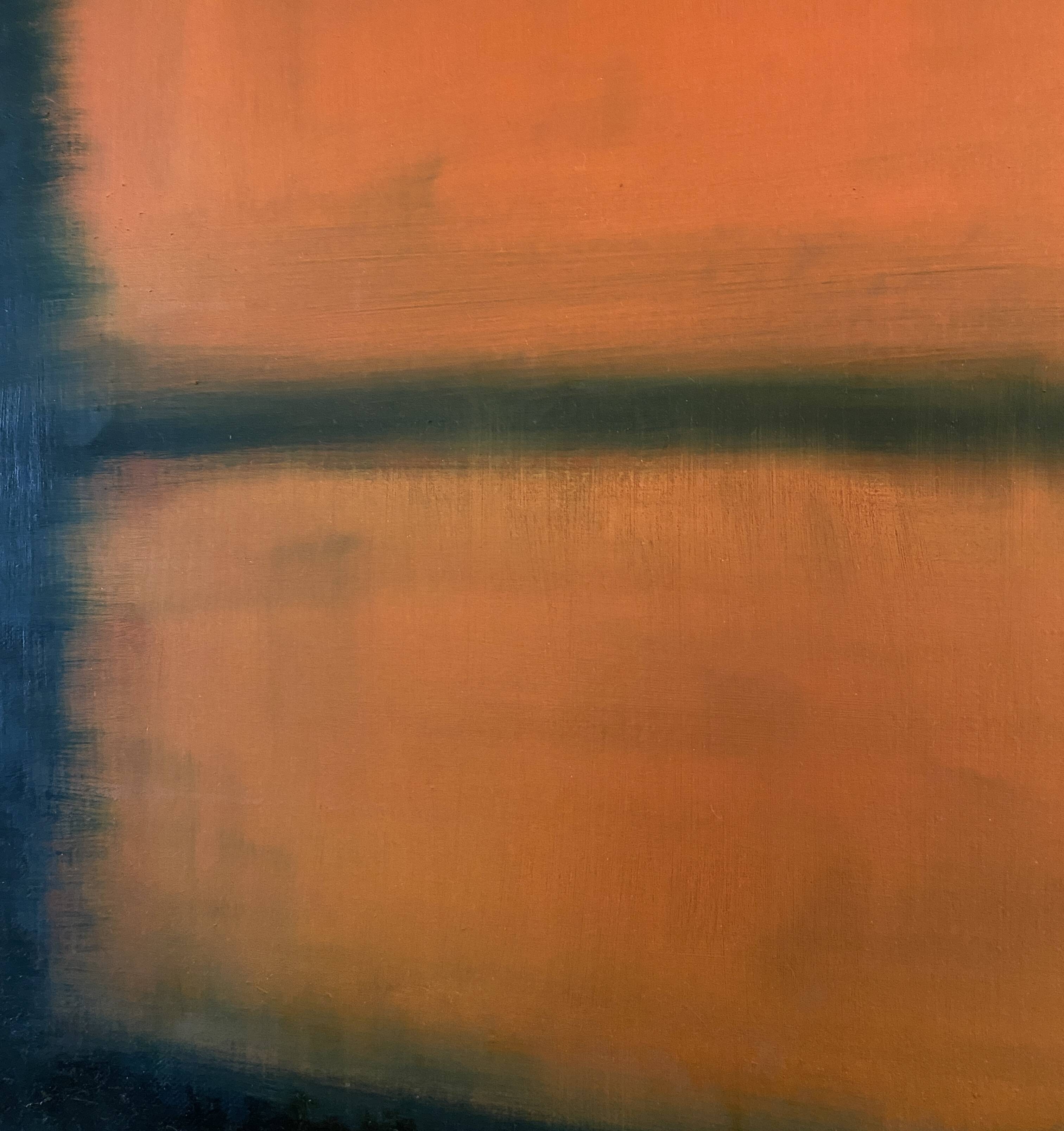 American abstract expressionism inspired oil painting