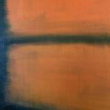 American abstract expressionism inspired oil painting