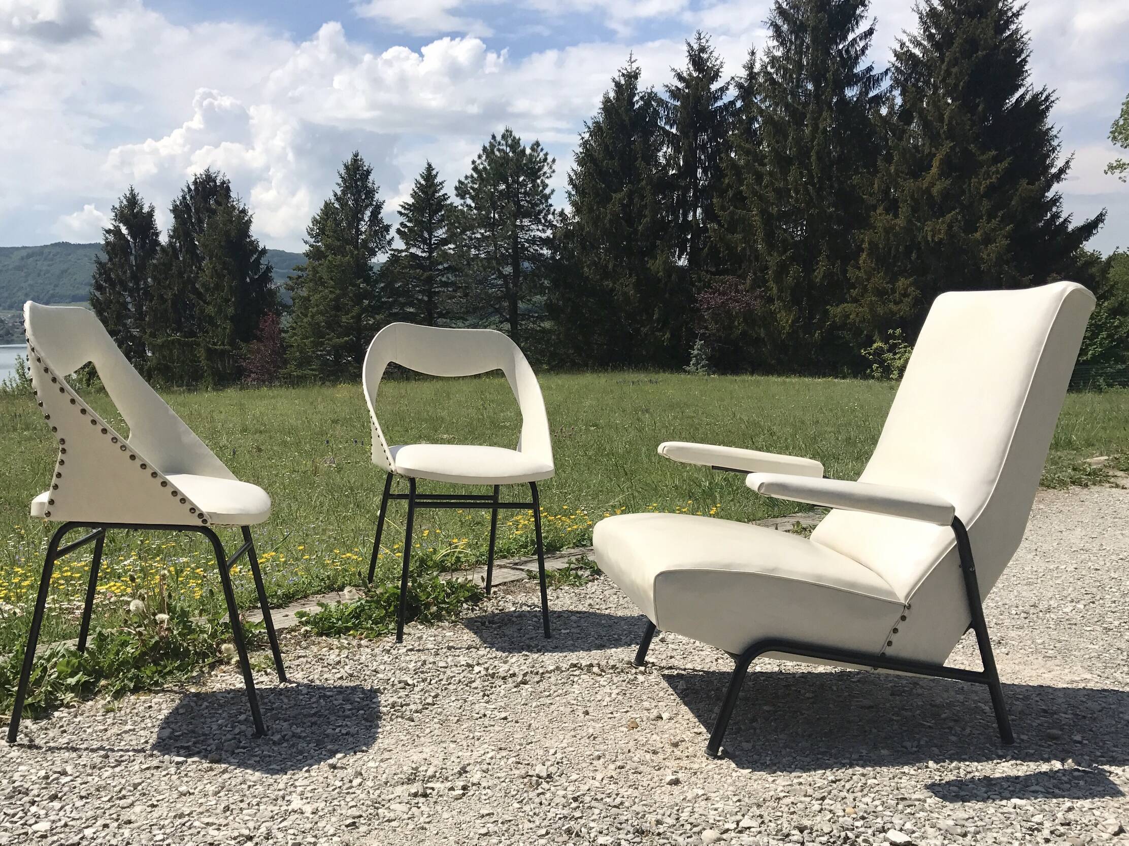 Pair of Louis Paolozzi chairs for Zol 50s