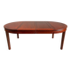 Extendable Chinese dining table in rosewood, 1970s.
