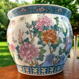 China XL Ceramic Fish Bowl Vase Pot Planter