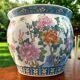 China XL Ceramic Fish Bowl Vase Pot Planter