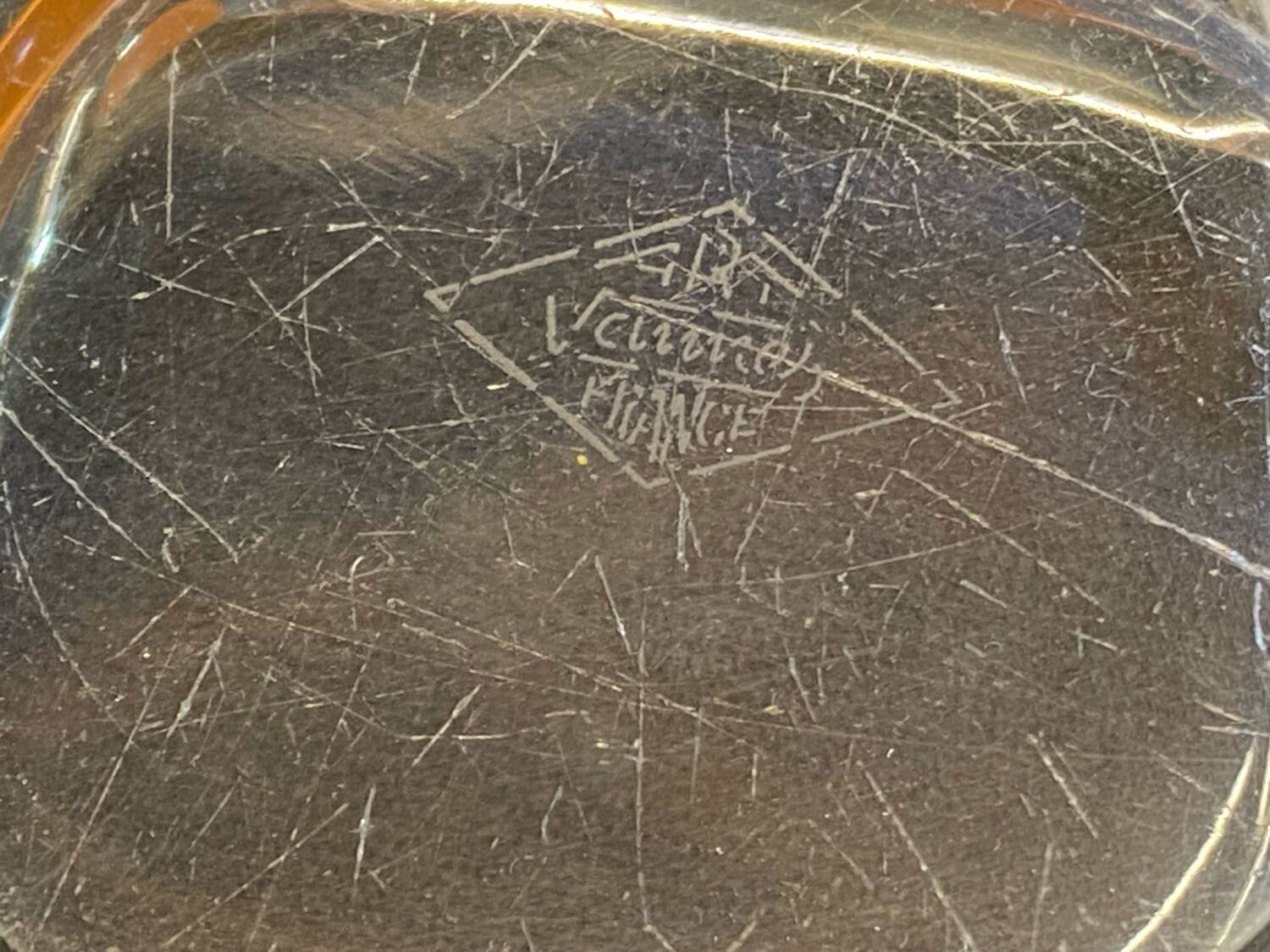 Cendrier cristal de vannes vintage France années 60