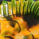 Vintage Fish Plate in Barbotine – Yellow Fish Serving Dish