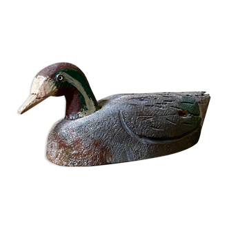 Wooden calling duck
