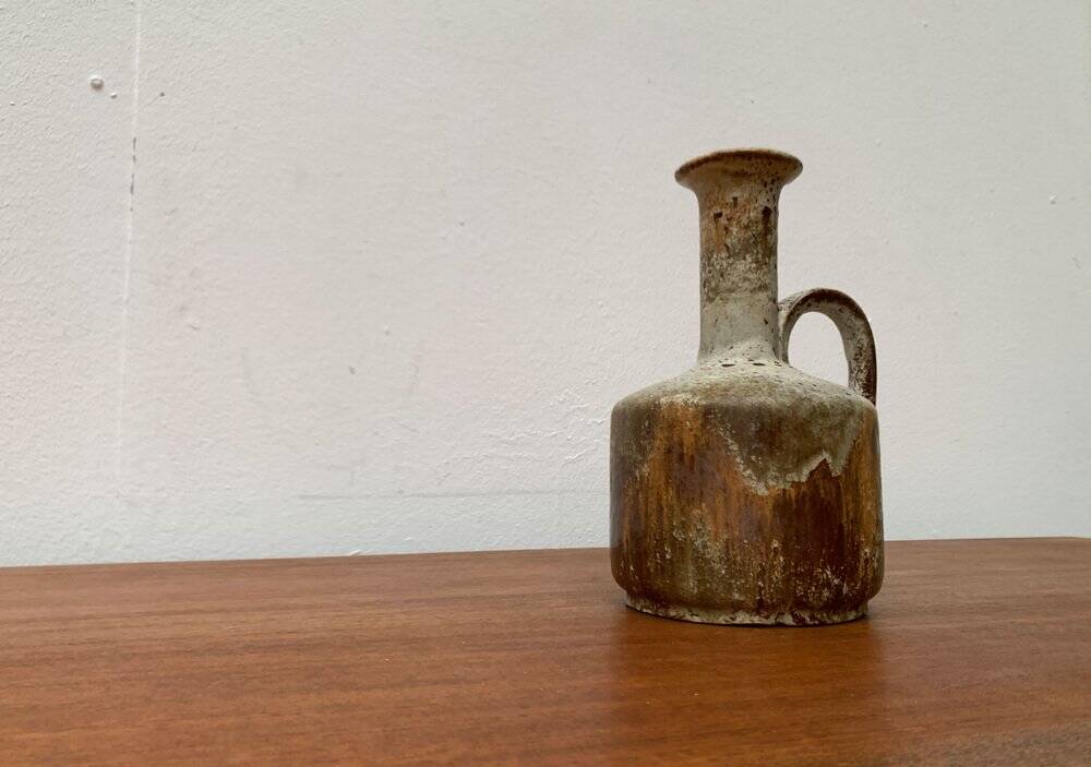 Brutalist Fat Lava Vase in Ceramic by Ruscha, West Germany, 1960s