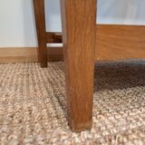 Art deco double top side table