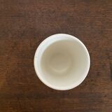 Gien ceramic cup with vintage red pattern