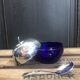 Vintage apple sugar bowl / jam bowl with spoon