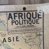 Old map Political Africa - n°17 and 17 bis by Vidal Lablache