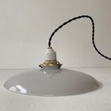Old vintage opaline pendant lamp