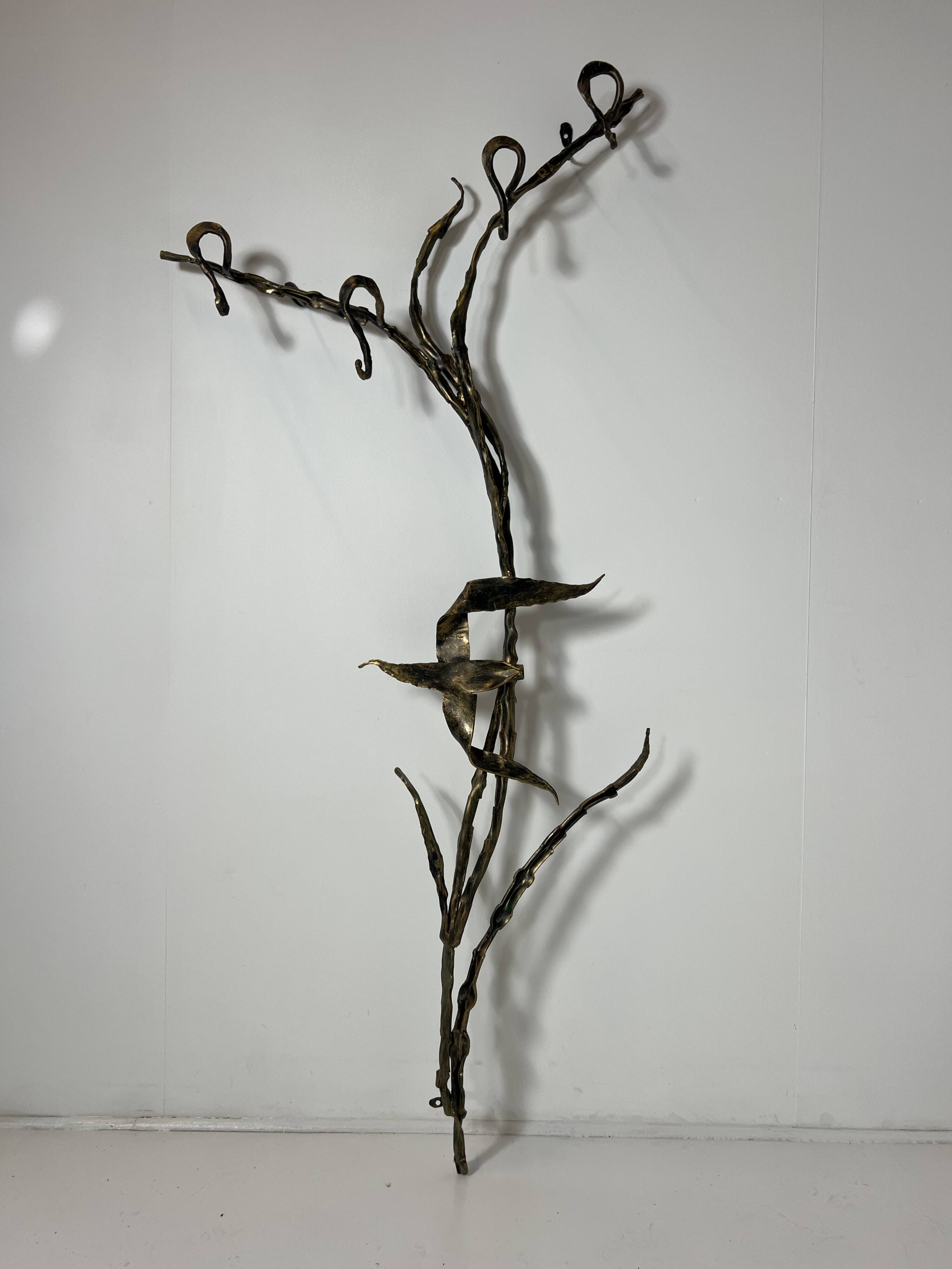 Coast Rack, Bronze, Signed, Italy, 1974