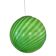 Contemporary Green and Milky-White Sphere Pendant in Murano Glass
