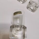 6 verres à digestif en cristal