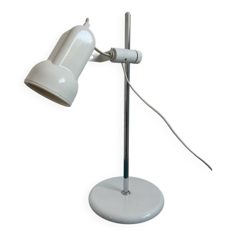 Scandinavian lamp, chrome-plated metal and lacquered metal, 1980