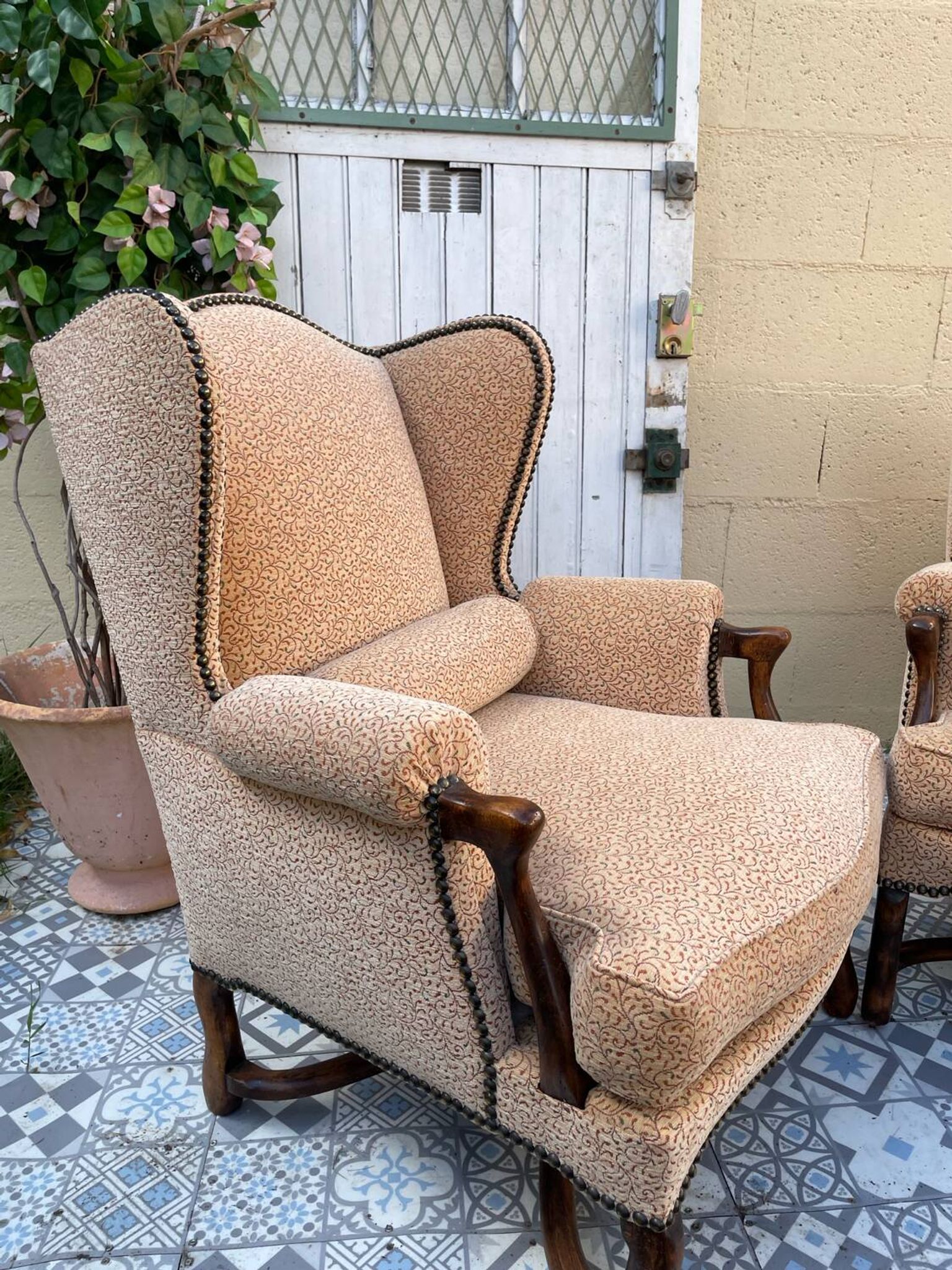 Paire de fauteuils Bergère