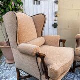 Pair of Bergère armchairs