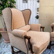Paire de fauteuils Bergère