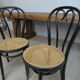 Pair of chairs bentwood black