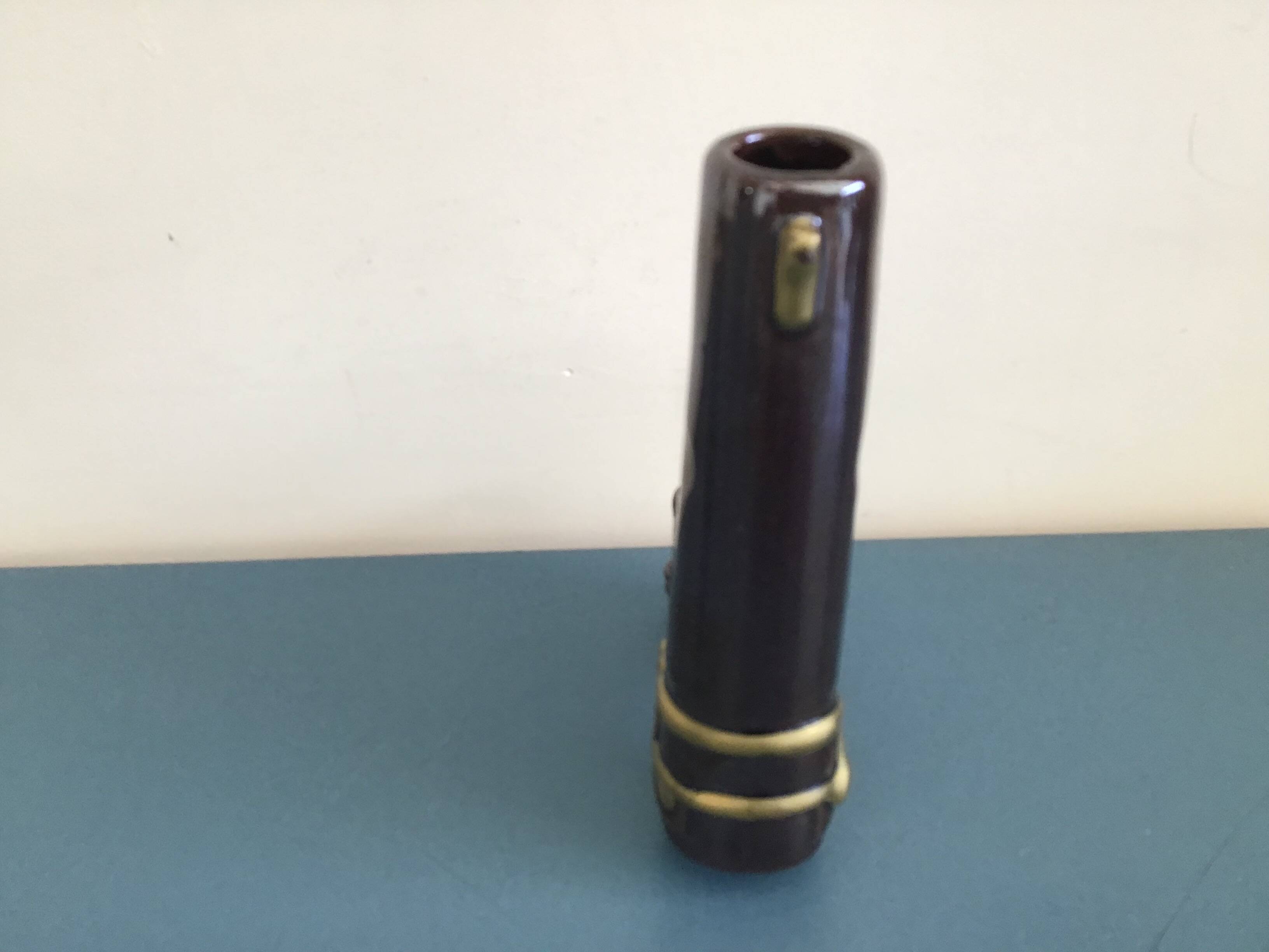 Vallauris pistol vase 1960