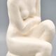 Ceramic Woman Figure, Jihokera Bechyně, 1986, Czechoslovakia