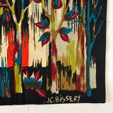 Tapestry "The Woodcutter" by Jean-Claude Bissery.