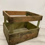 Vintage perrier crate