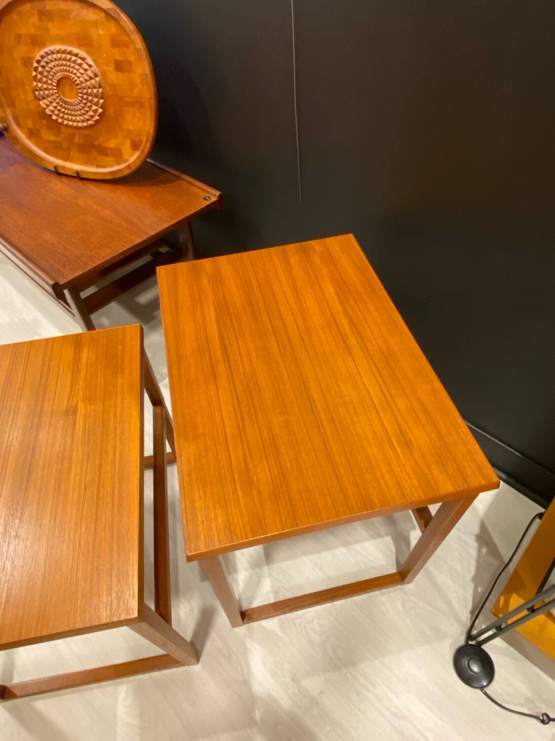 Scandinavian nesting table BRDR Furbo 1970