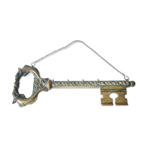 Porte clé art déco vintage en