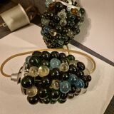 Murano grape cluster chandelier