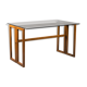 dining table in 70s vintage modern wood