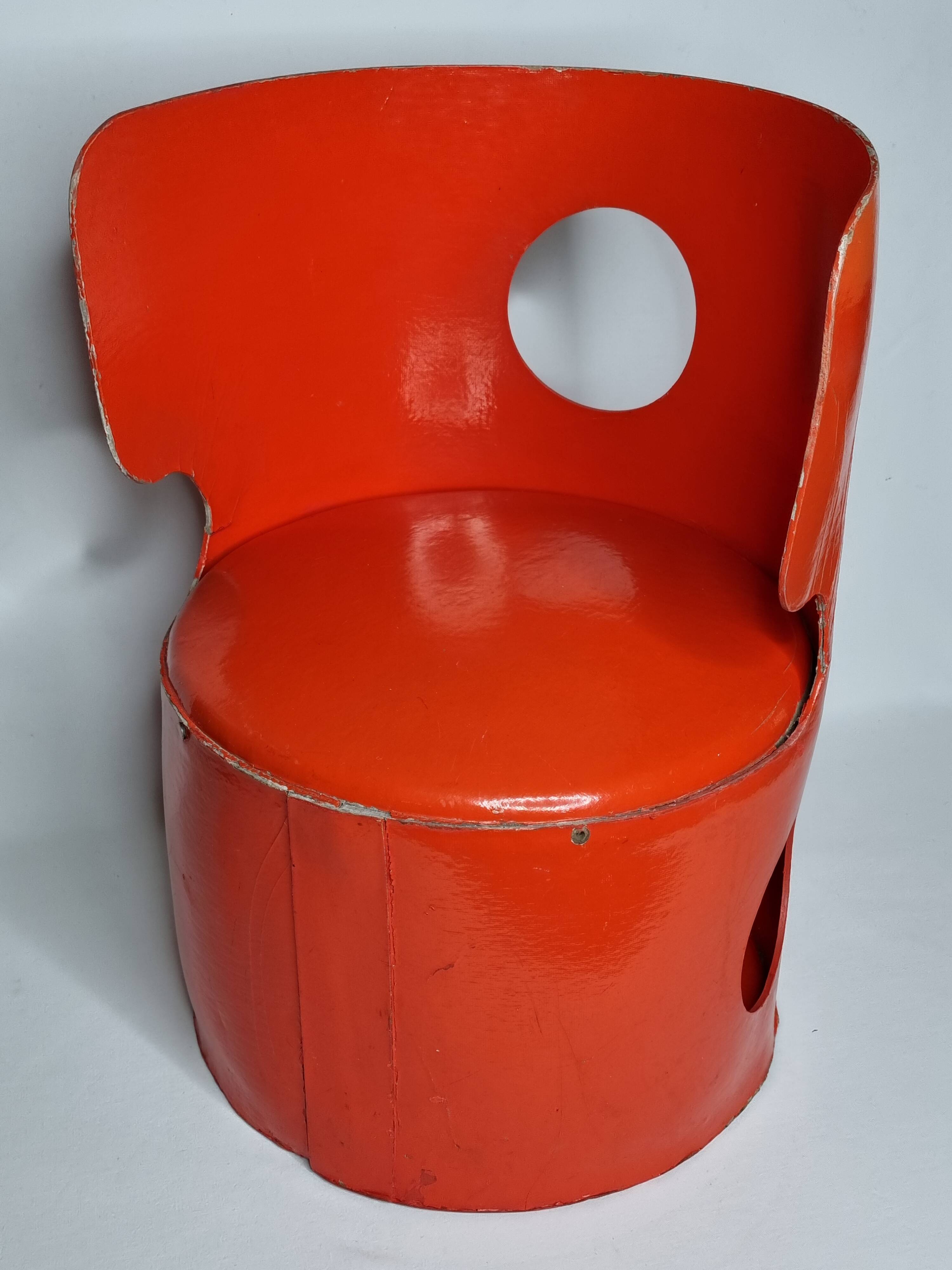 Vintage designer children's armchair "Jean Louis Avril", 1960s