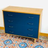 Vintage oak chest of drawers, 1960