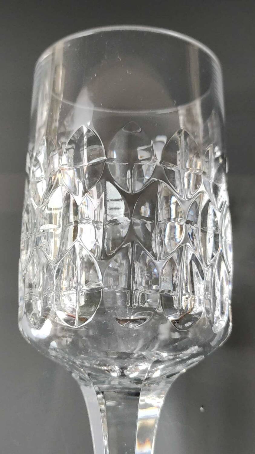 Lot 7 x Verres à vin. Peill & Putzler. Modèle Granada. En cristal.