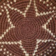 African woven wall basket  Boswana