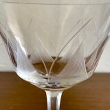 Crystal Art deco champagne cups