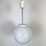 Vintage Chandelier with Milk Glass from Elektrosvit, 1960s