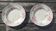 Set of two deep plates Terre de Fer Saint-Amand & Hamage model Campanule