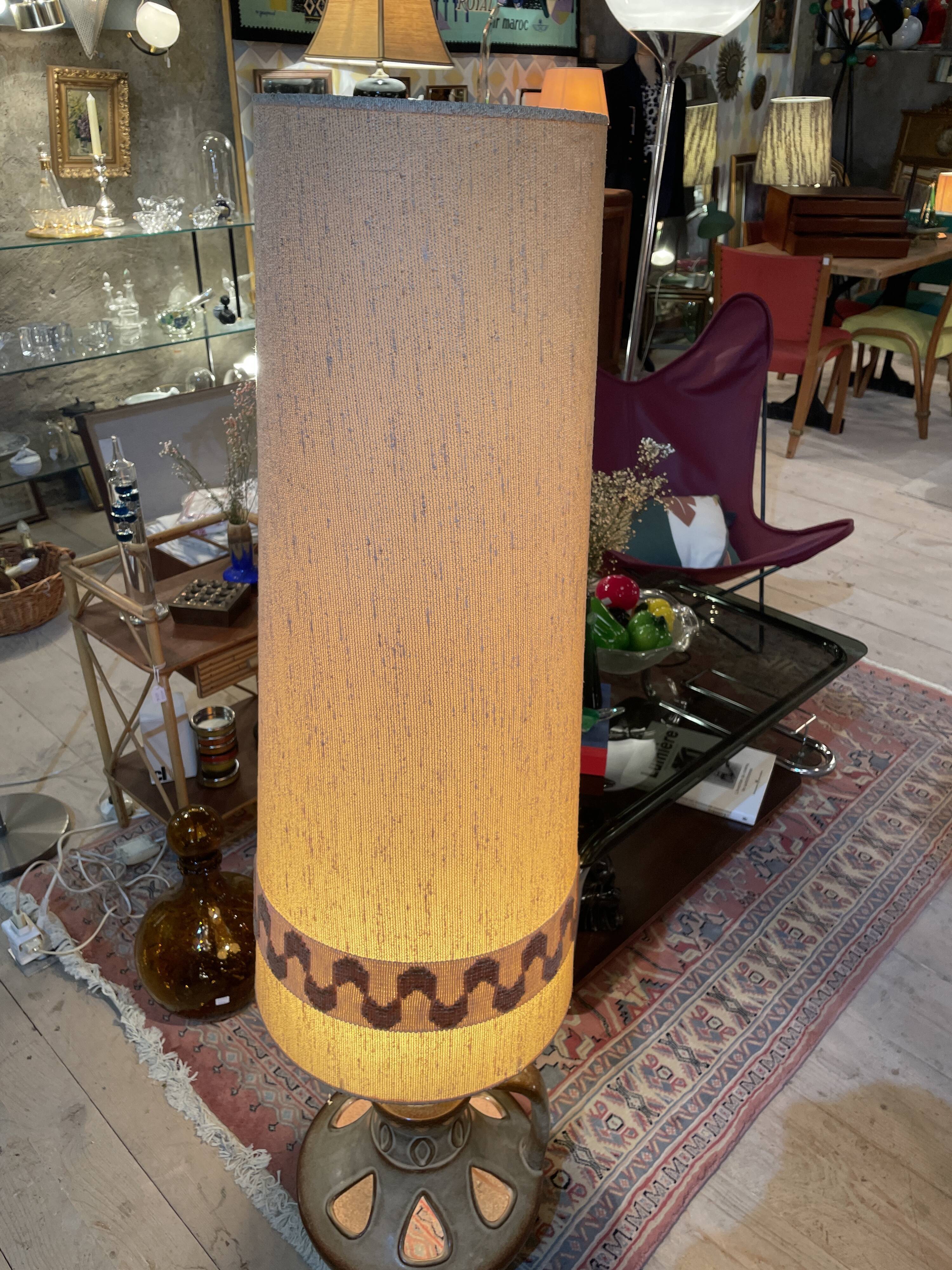 Ceramic parquet lamp