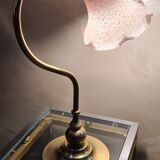 Art deco style brass lamp
