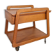 Mid-century modern teak bar trolley, 1960s