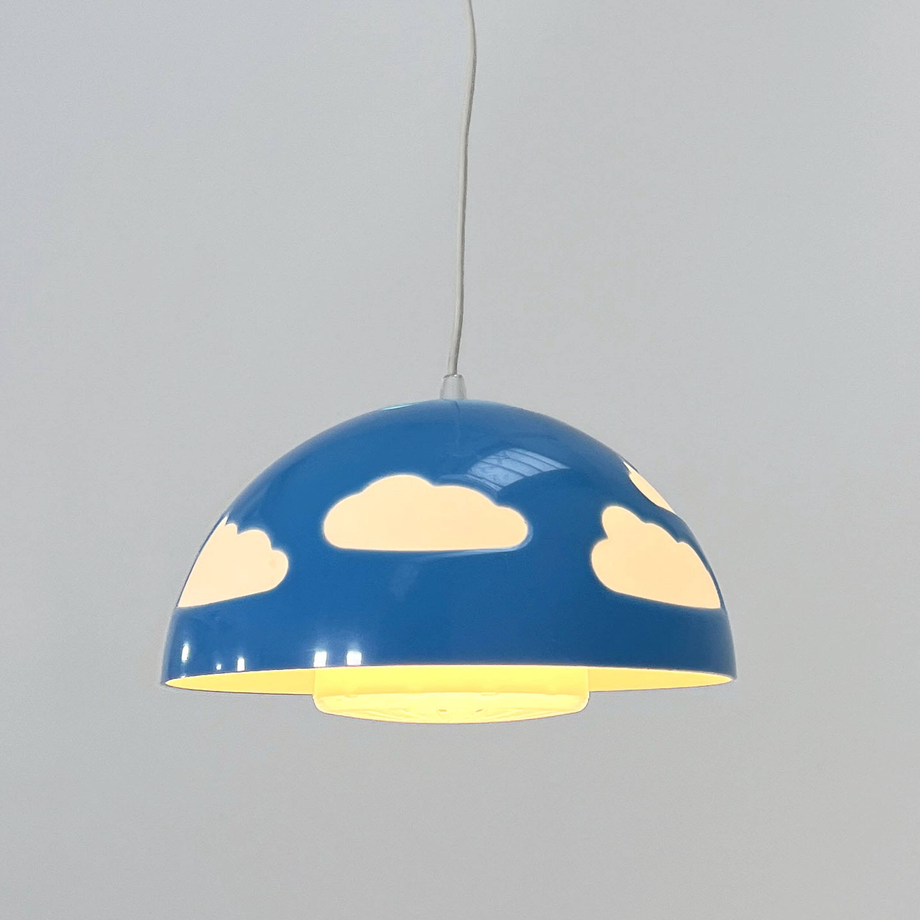 Blue Cloud Suspension by Henrik Preutz for Ikea, 1990