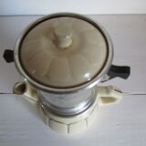 Vintage Pegasus coffee maker, 2 cups, ceramic