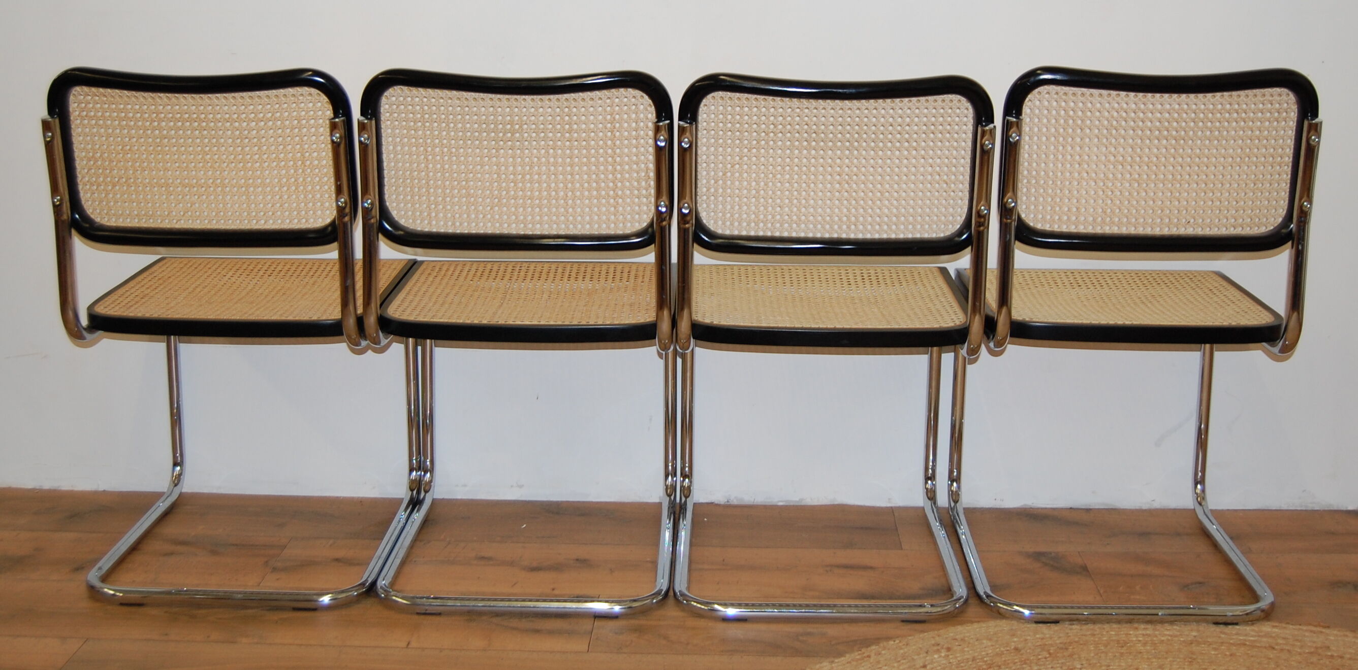 Chairs cannage Marcel Breuer model b32