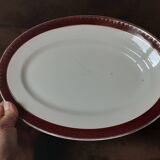 Plat oval Digoin sarreguemines