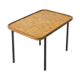 1950s vintage yellow coffee table