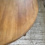 70s oval pine table from Les Arcs