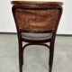 Secession office chair no. 715F by Gustav Siegel for J&J Kohn