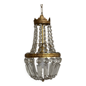Lustre corbeille ancien