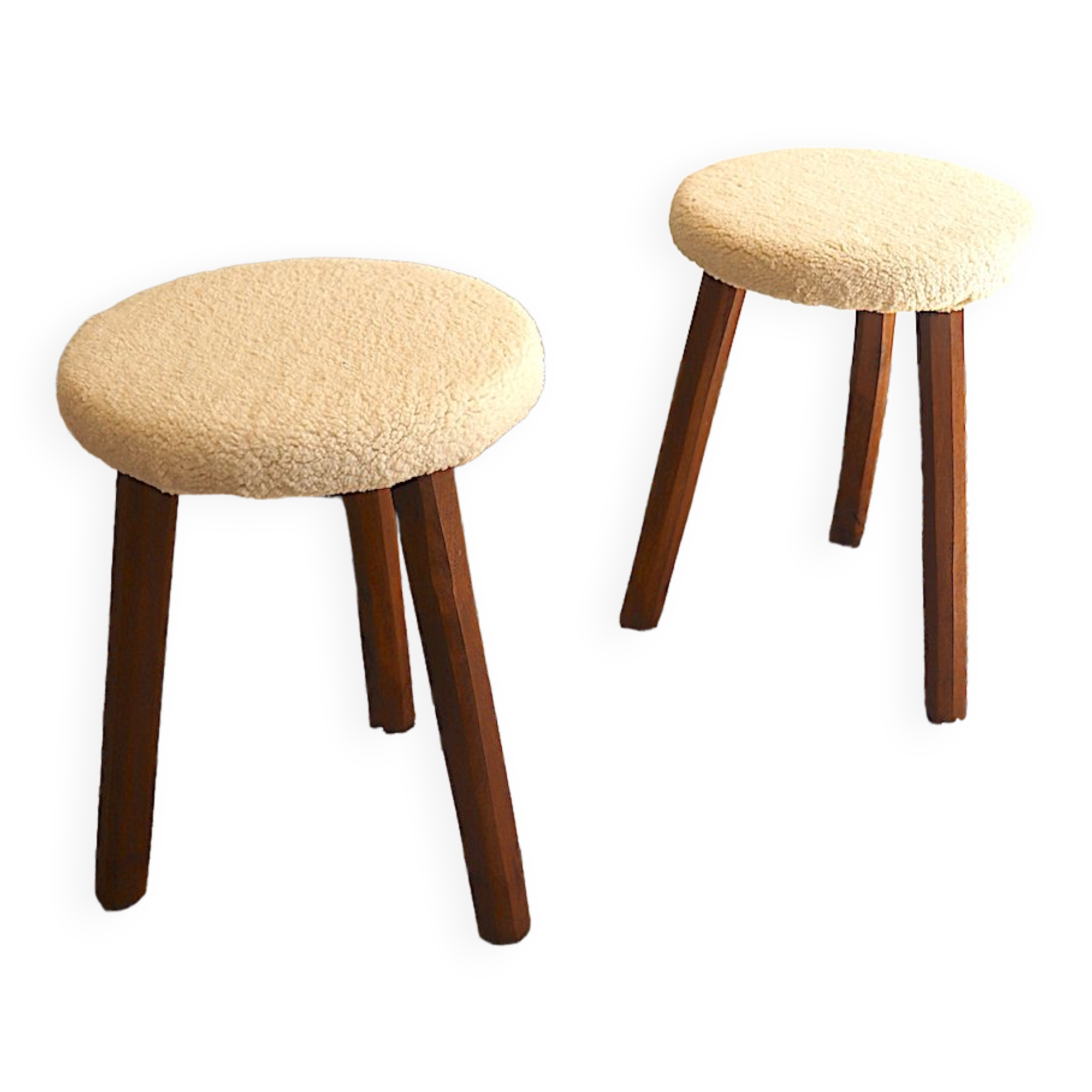Paire de tabourets de bergers